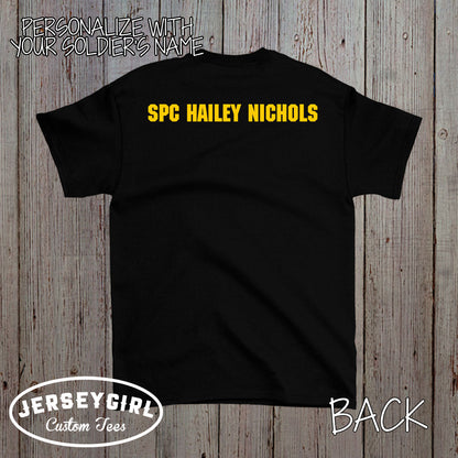 custom Proud Mom of a US Army Soldier shirt