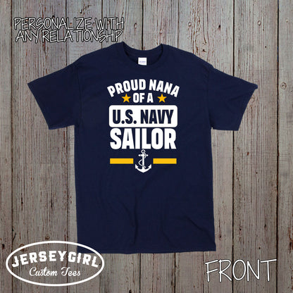 proud mom of a US Navy sailor shirt