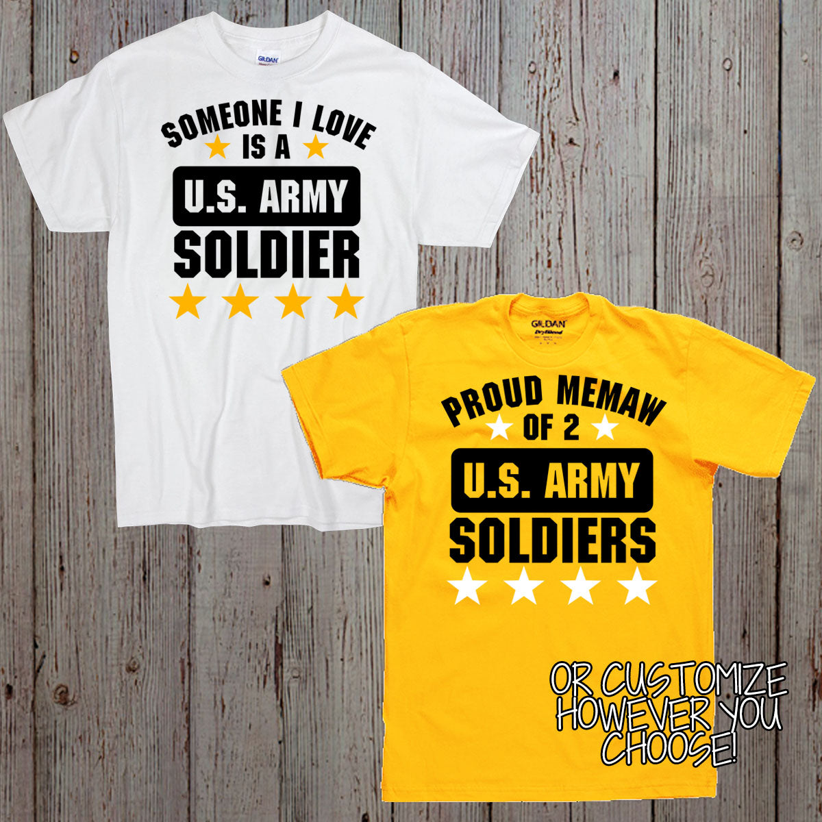 proud parent of a US Army soldier shirts