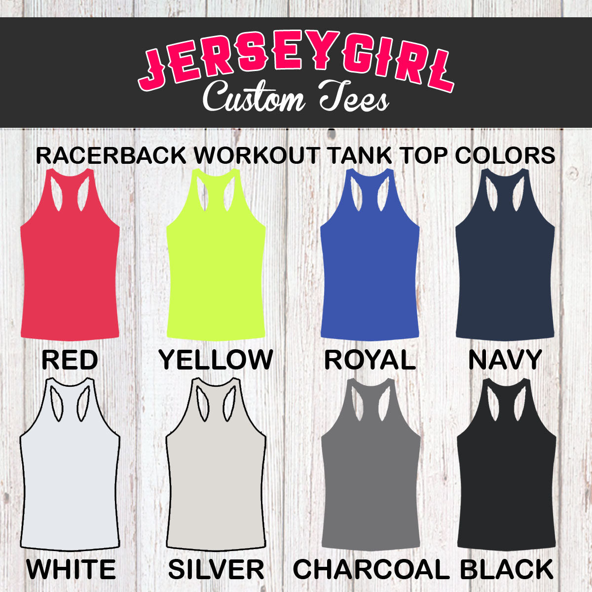 racerback tank top colors