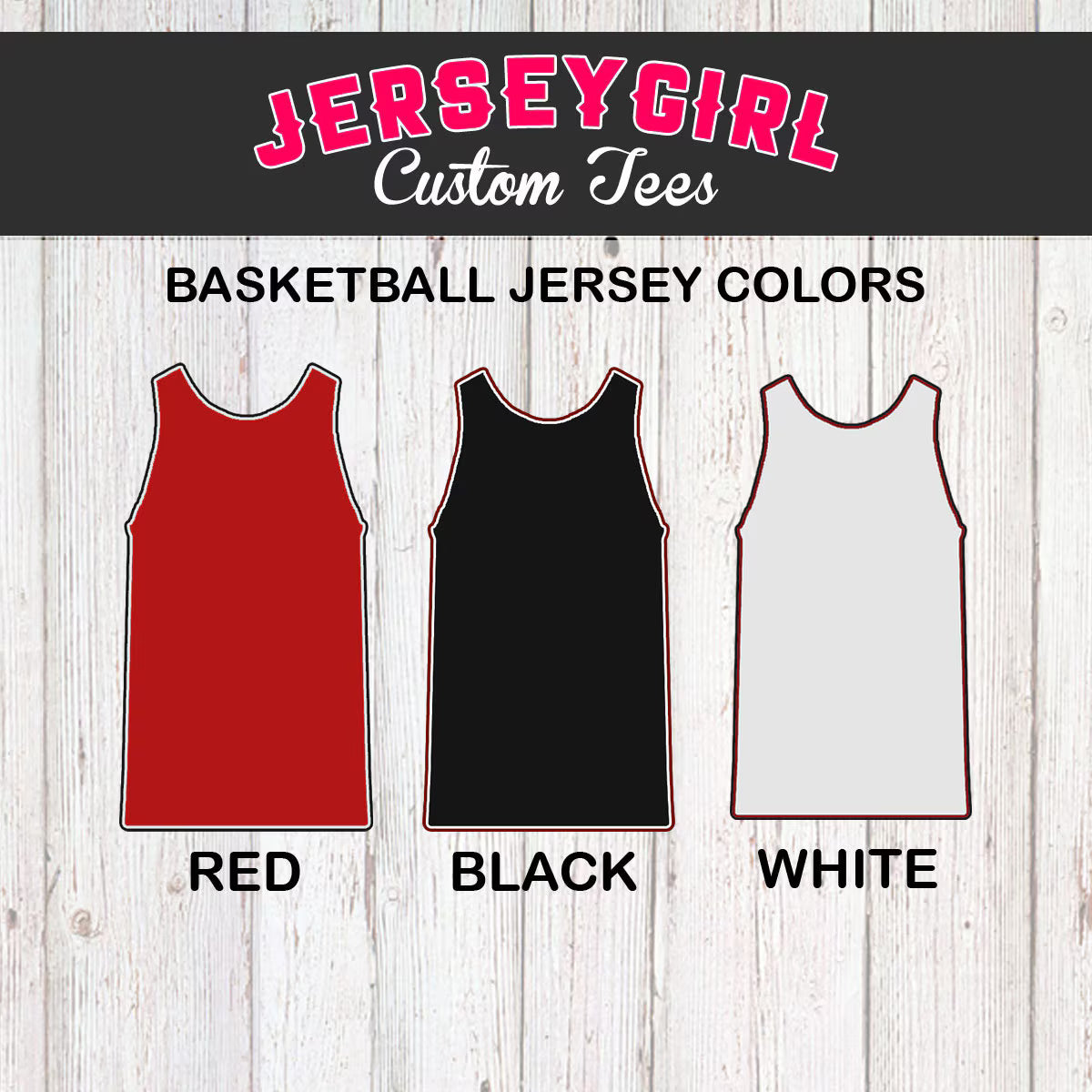 red and black basketball jersey colors