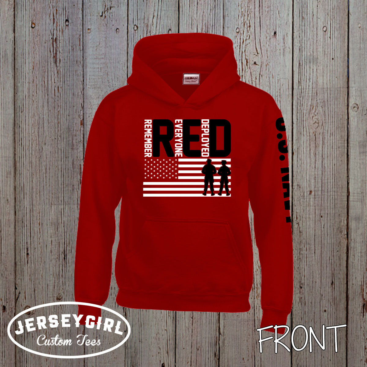 Custom Remember Everyone Deployed RED Friday Sweatshirt
