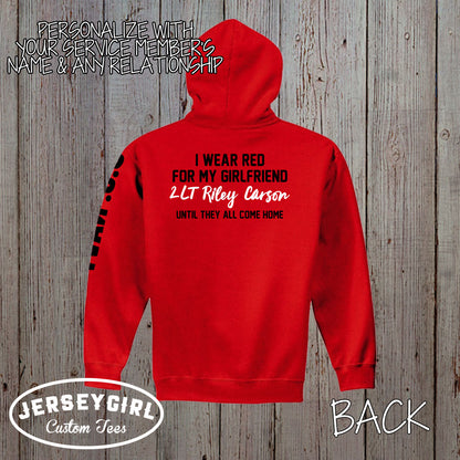 Custom Remember Everyone Deployed RED Friday Sweatshirt
