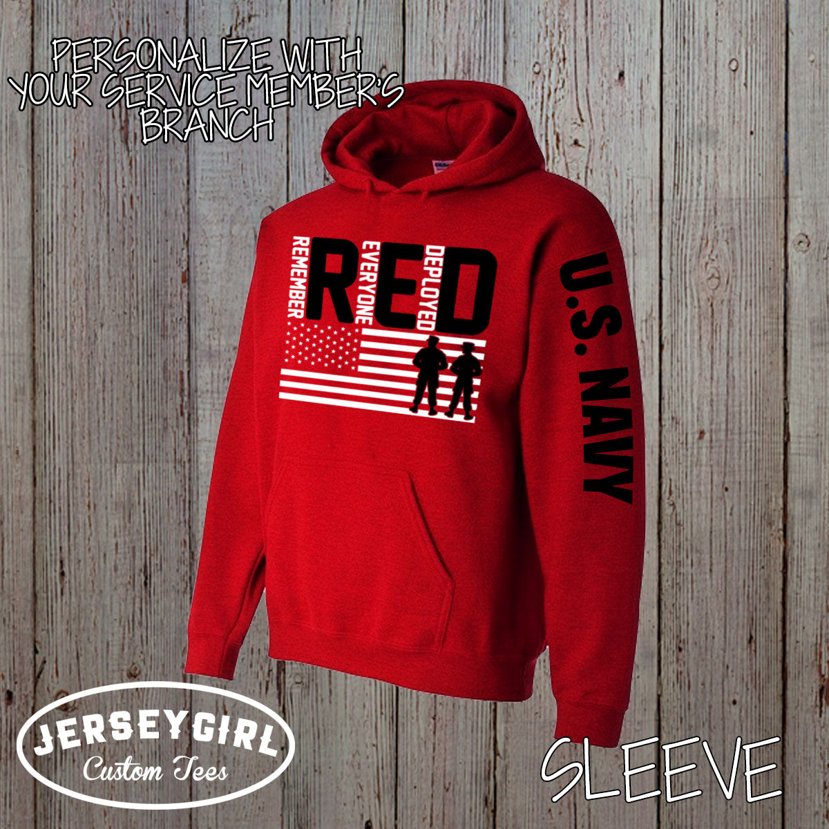 Custom Remember Everyone Deployed RED Friday Sweatshirt