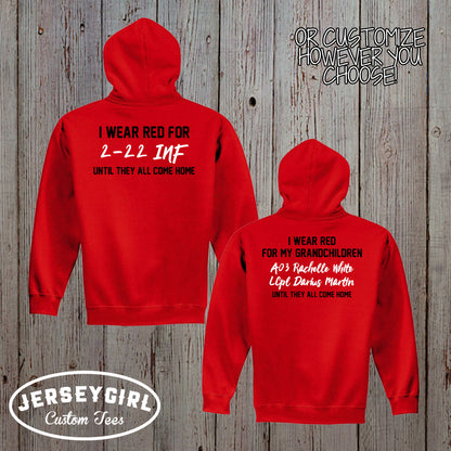 Custom Remember Everyone Deployed RED Friday Sweatshirt