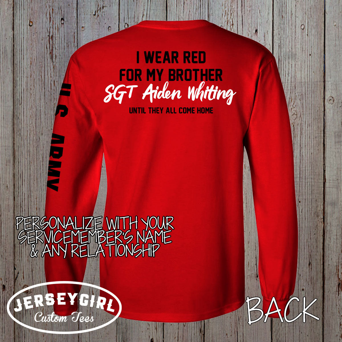 Long-Sleeve Remember Everyone Deployed RED Friday Shirt