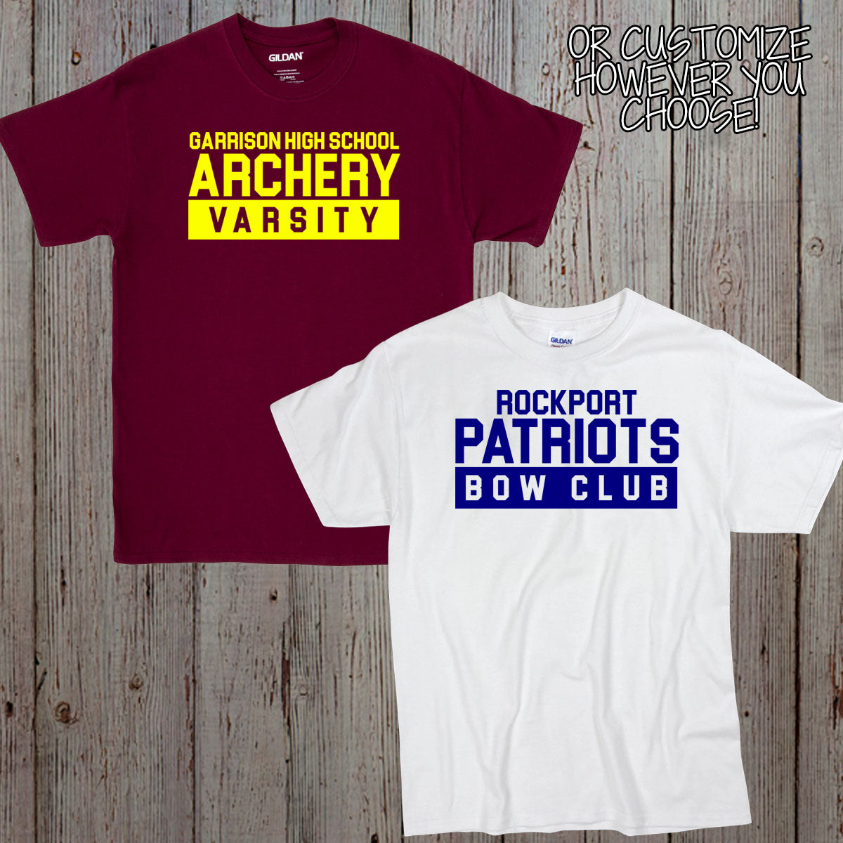 school archery team shirts
