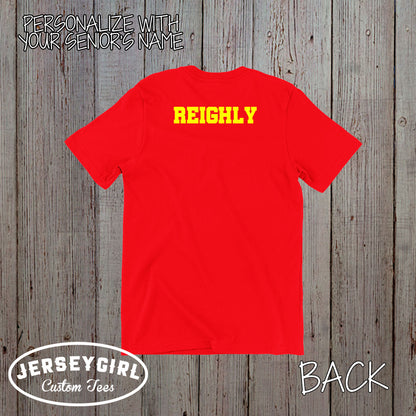 personalized high school senior shirt