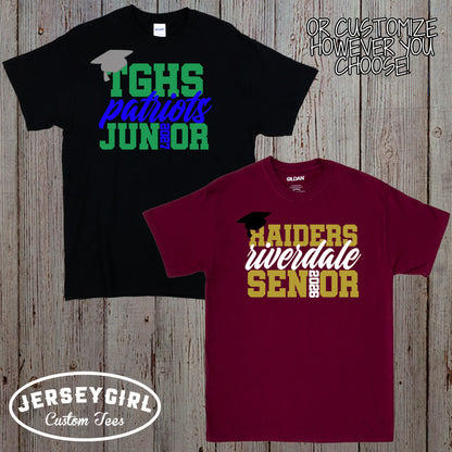 personalized high school senior shirt