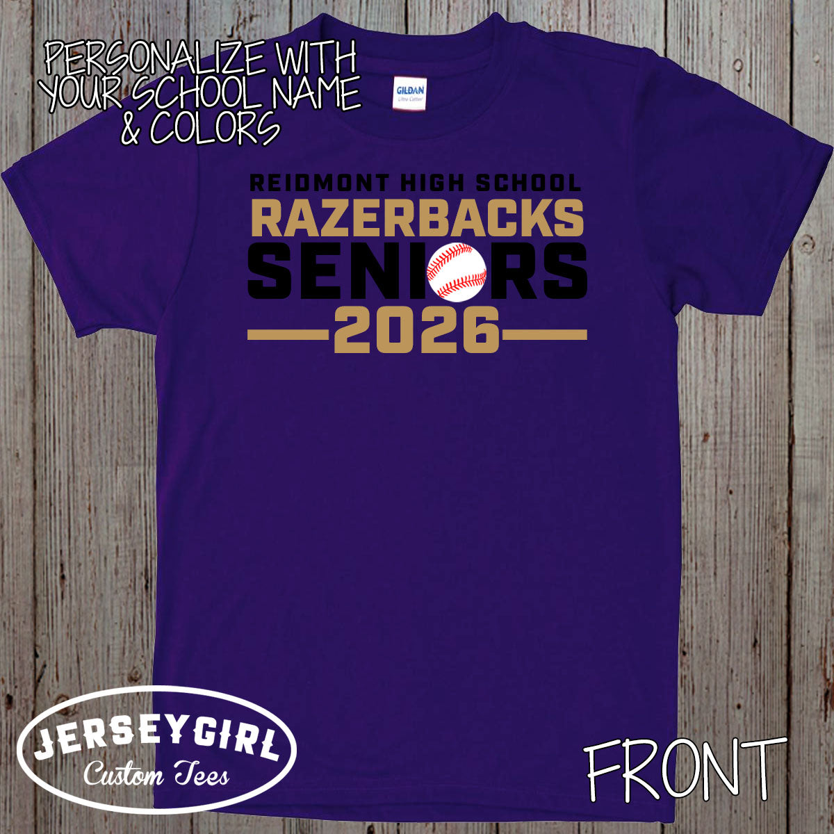 custom senior baseball shirt