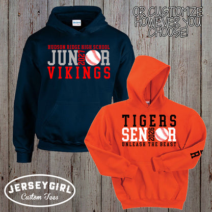 custom baseball senior hoodie