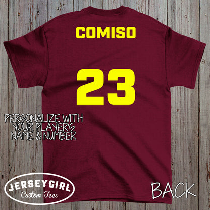 custom basketball seniors shirts