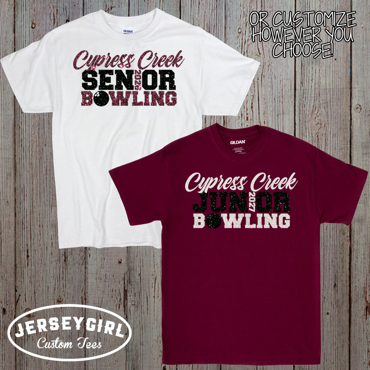bowling senior mom shirt