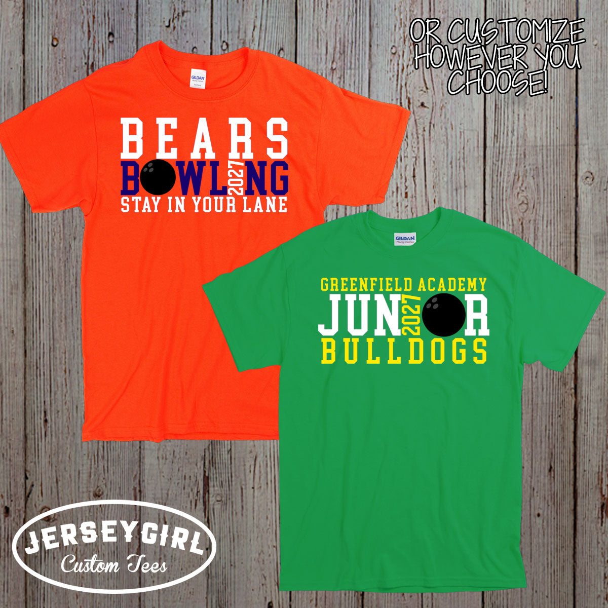 personalized senior bowling shirts