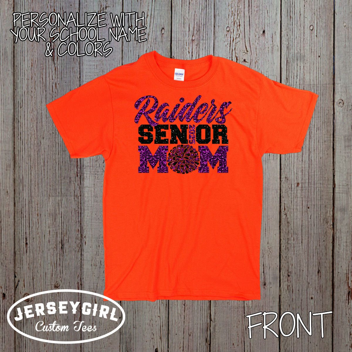 custom senior cheer mom shirt