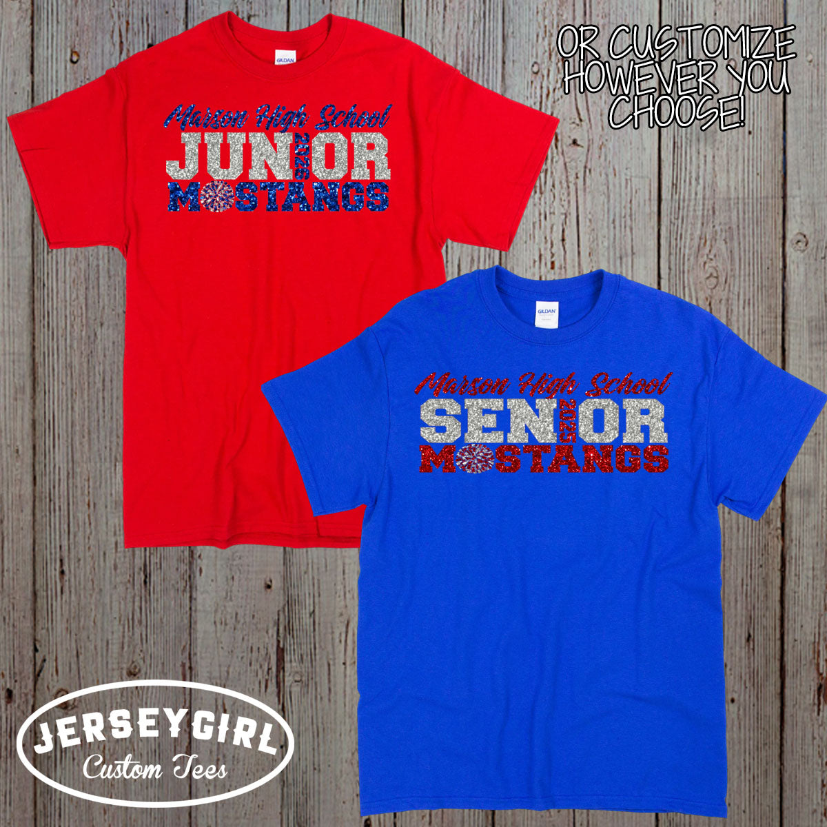 custom senior cheer mom shirt