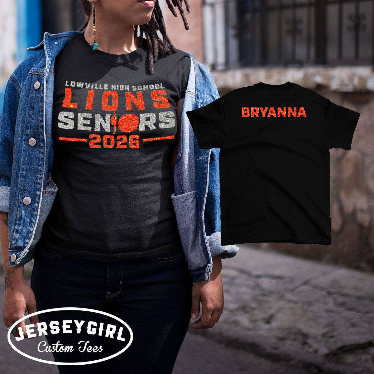 custom cheerleading seniors shirts