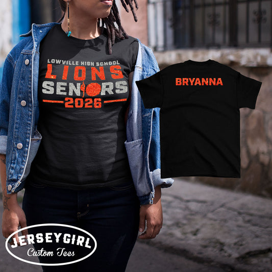 custom cheerleading seniors shirts