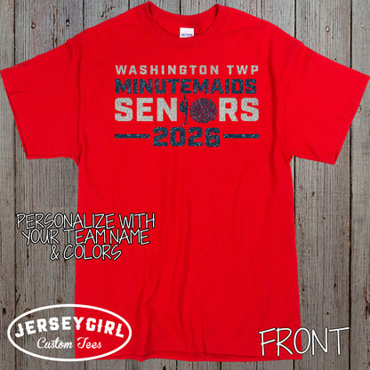 custom cheerleading seniors shirts