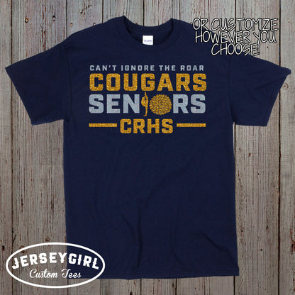 custom cheerleading seniors shirts