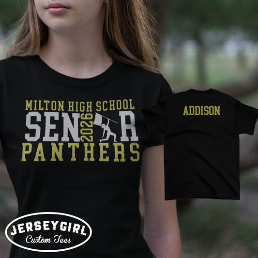 custom color guard senior shirt