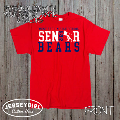 custom color guard senior shirt