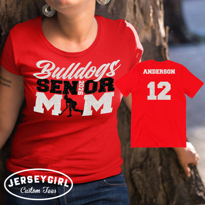 custom field hockey senior mom shirts
