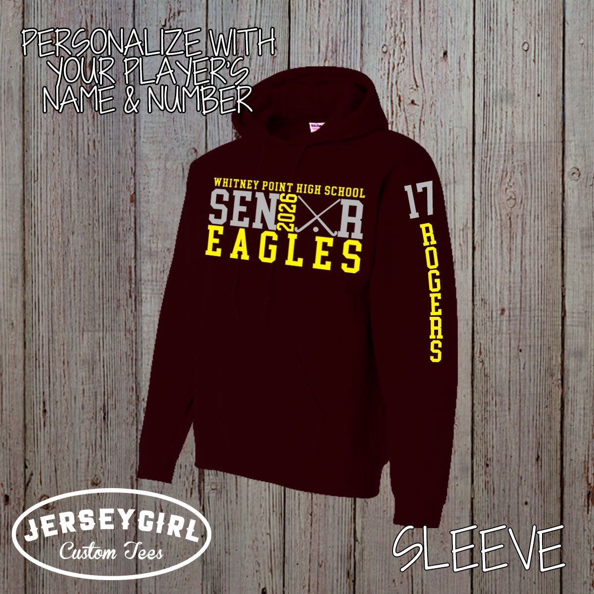custom field hockey senior hoodie