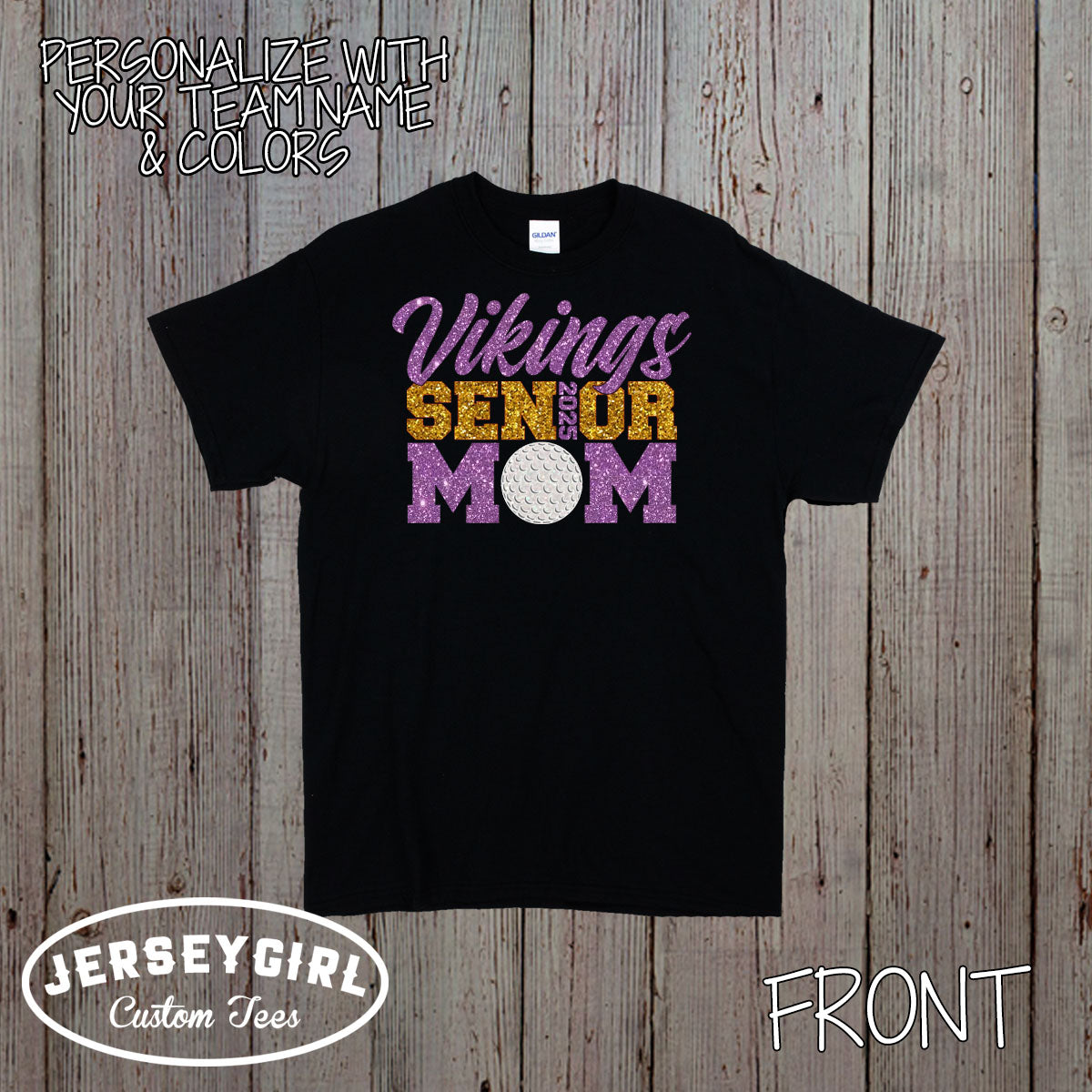 custom senior golf mom shirt