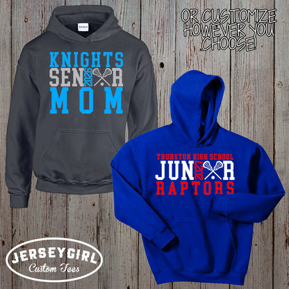 custom lacrosse senior hoodie
