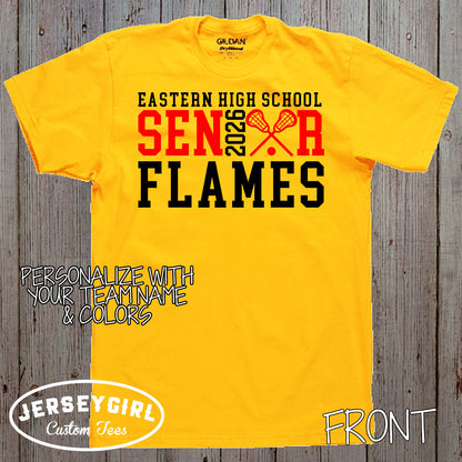 custom lacrosse senior shirt