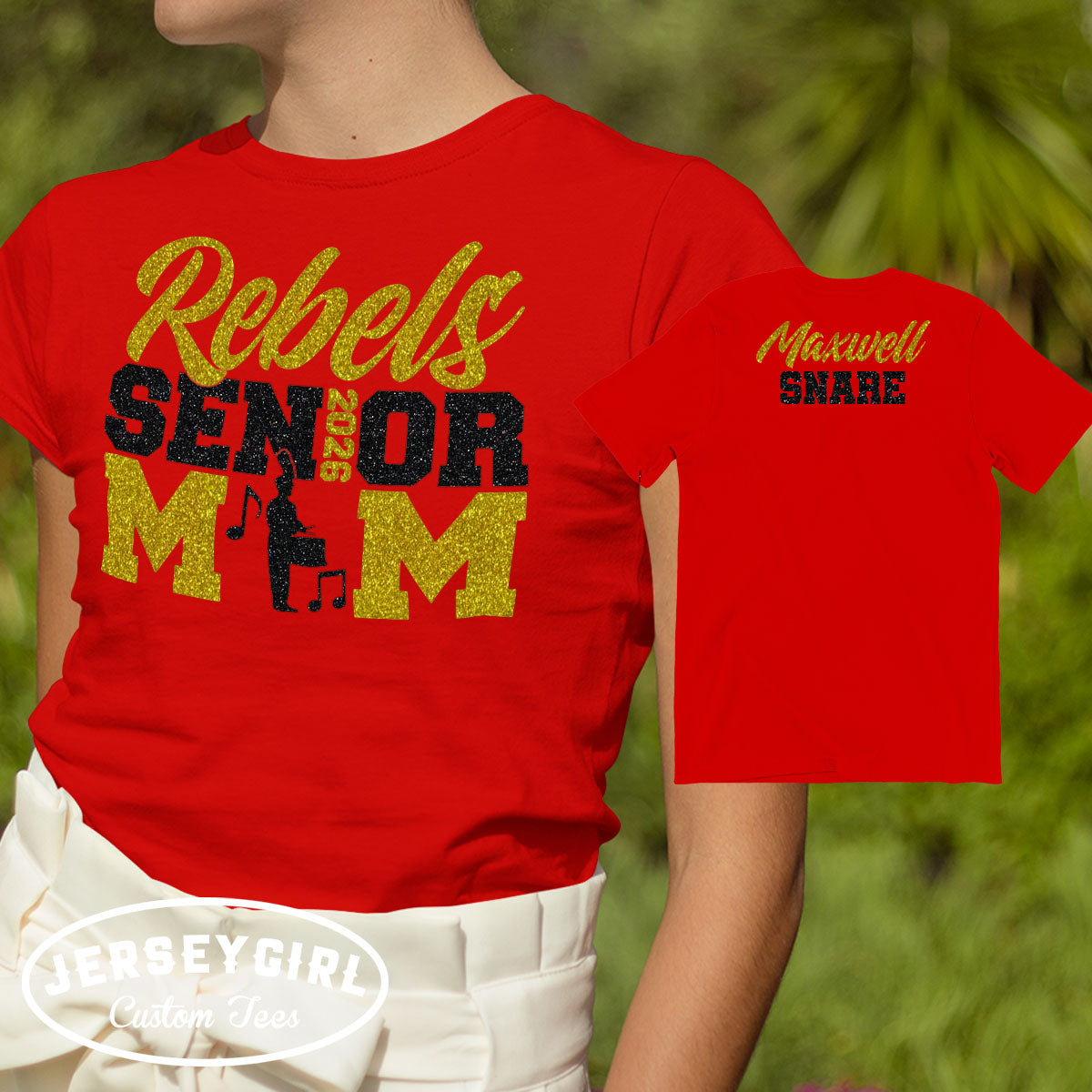 custom marching band senior mom shirt
