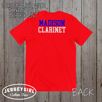 custom marching band senior shirt