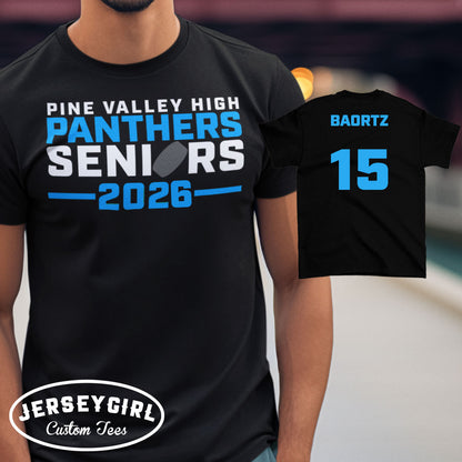 custom hockey seniors night shirt