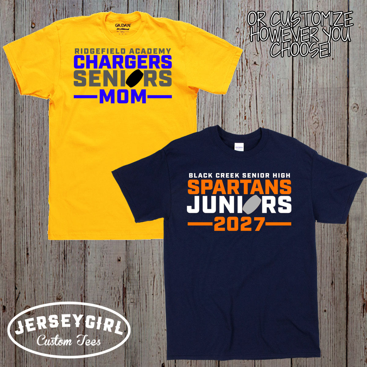 custom hockey seniors night shirt