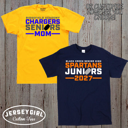 custom hockey seniors night shirt