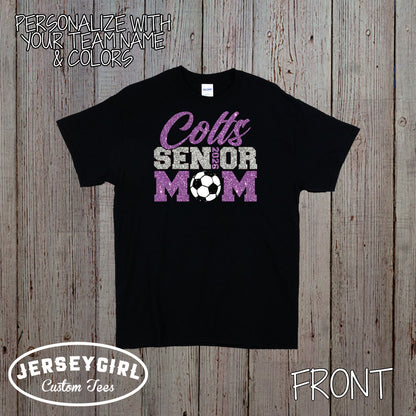 custom soccer senior mom shirt