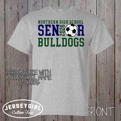 custom soccer senior shirt
