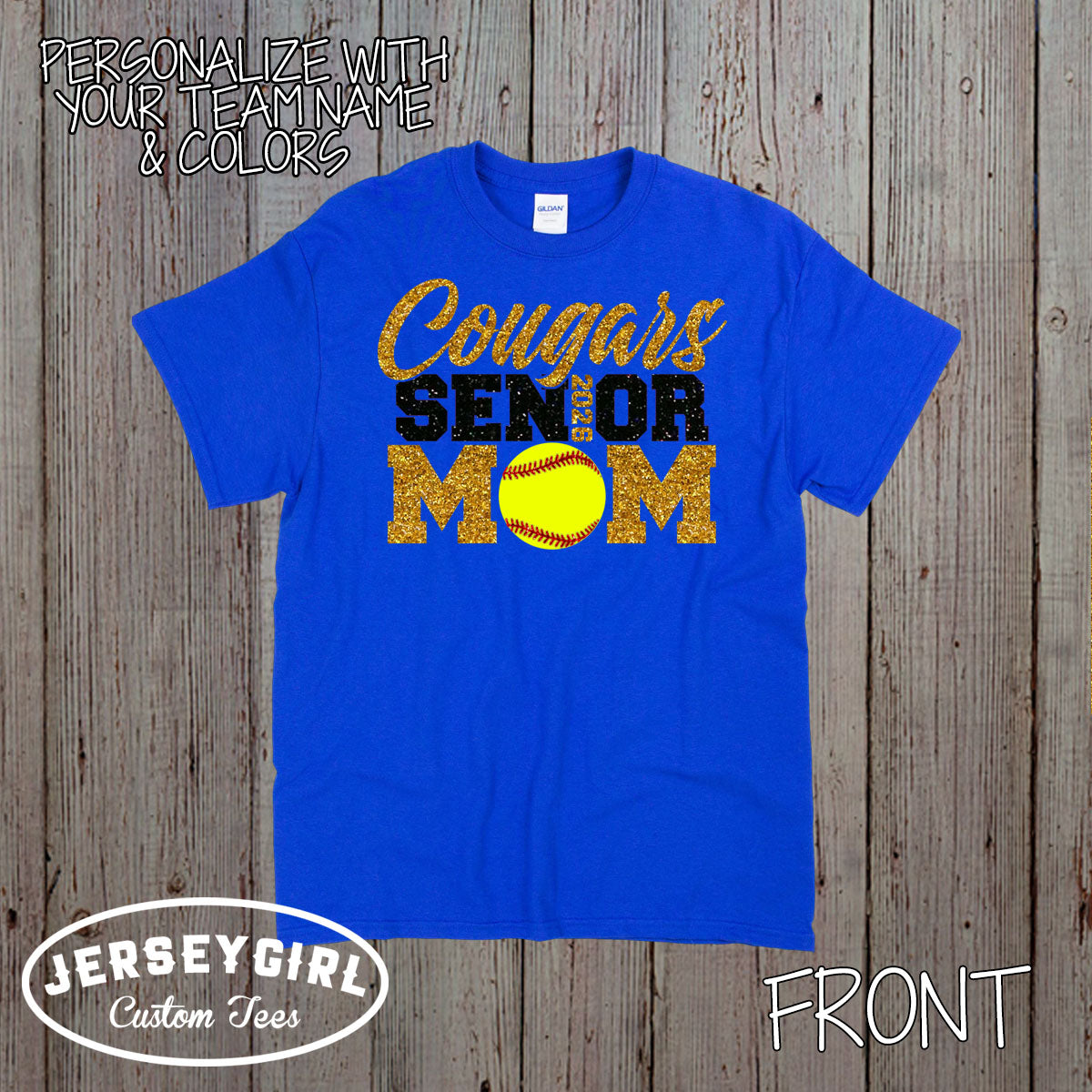 custom senior softball mom shirt