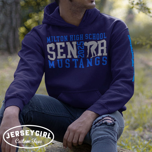custom swim senior hoodie