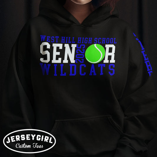 custom tennis senior hoodie