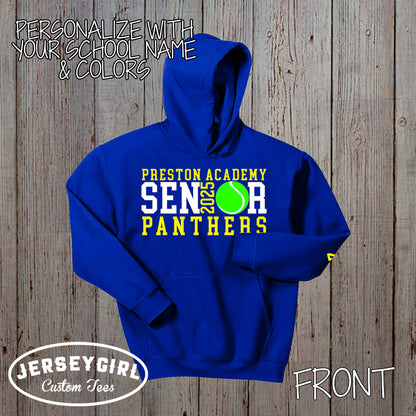 custom tennis senior hoodie