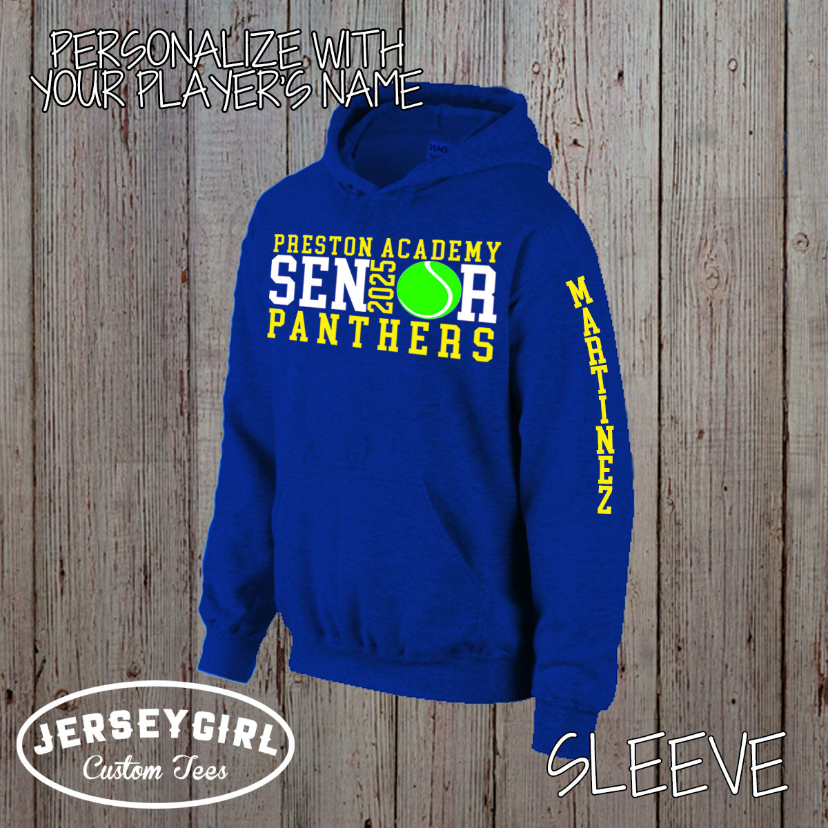 custom tennis senior hoodie