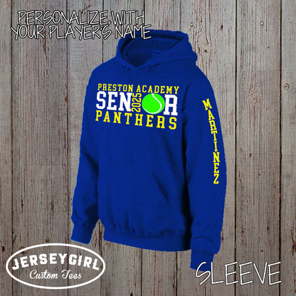 custom tennis senior hoodie