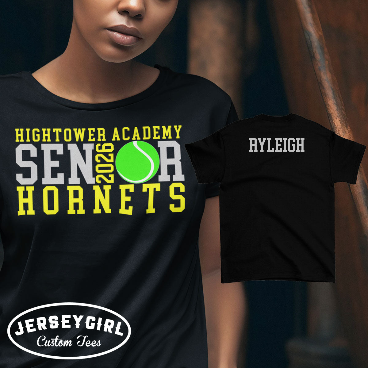 personalized tennis senior shirt