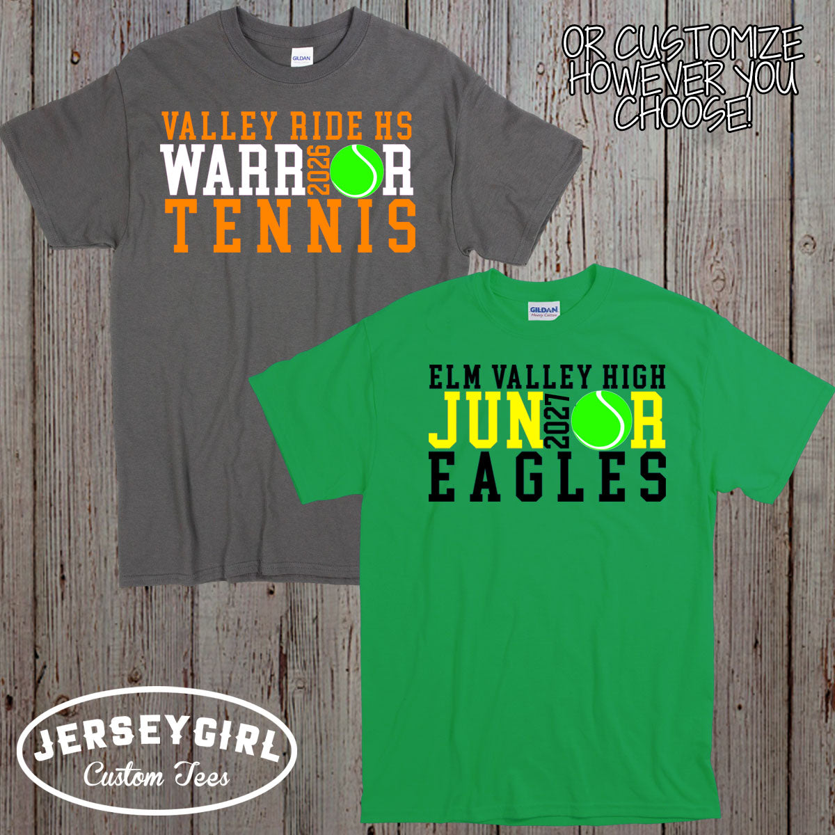 personalized tennis senior shirt