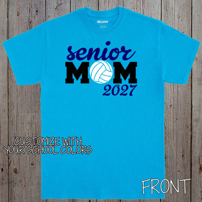 personalized senior volleyball mom shirt