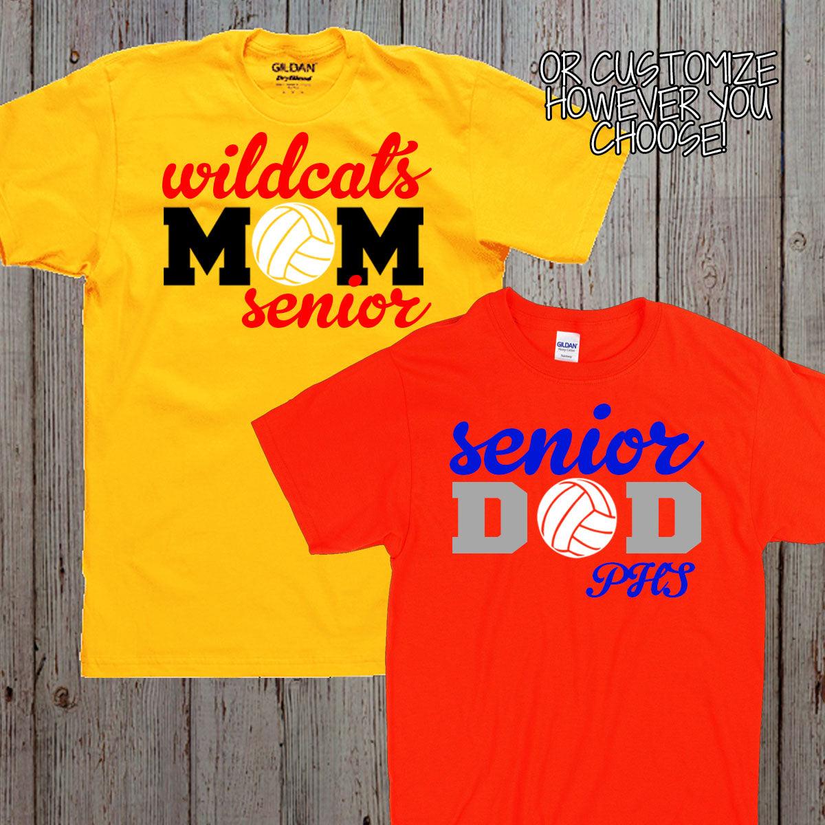 personalized senior volleyball mom shirt