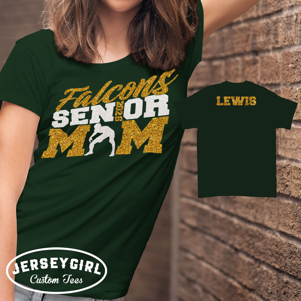 custom senior wrestling mom shirt