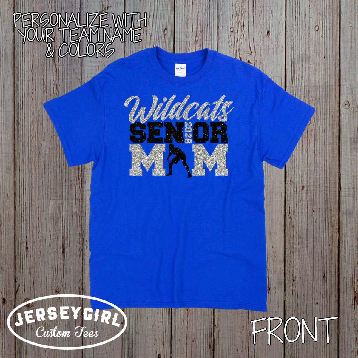 custom senior wrestling mom shirt